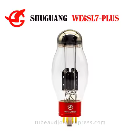 2026 New HIFI Audio Tube Shuguang WE-6SL7-PLUS Carbonized Anode Upgraded Version 6N9P 6SL7GT 6H9C CV