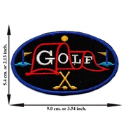 Cut And Iron Iron-On Patch Embroidered Arm Shirt Diy With GOLF2 Pattern