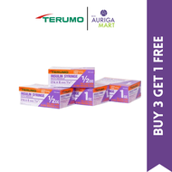[Buy 3 Get 1 Free] Terumo Insulin Syringe With / W/ Needle 1cc Needle 31G X 6MM [Aurigamart Authoriz