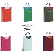 Longchamp official store bags 10168 Re-play Colorblock Nylon Handbag Bucket Bag  Top-Handle Bags