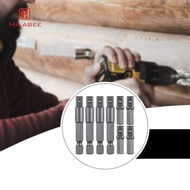 [UsusexaMY] 8Pcs 1/4" Hex Shank to Square Drive Adapters 1/4 inch Drill Adapters Impact Power Tools 