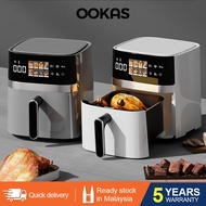 OOKAS Air Fryer 6L/9L/10Liter Large Capacity Touch Screen Oil less cooking Multi-cooking functionali