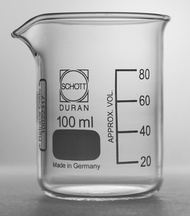 Duran_Beaker Low Form บีกเกอร์แก้ว 100 , 2000 ml.