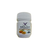 ANTI FLU VITAMIN C (8 Mini Tablet)/ ( Merawat & Mencegah Selsema/Demam/Bersin/Batuk/Batuk Berkahak)
