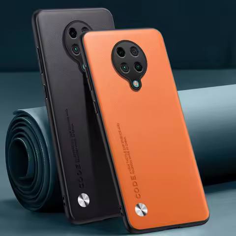Luxury PU Leather Case For Xiaomi Poco F2 Pro Back Cover Silicone Full Protection Phone Case For Poc