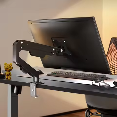 Monitor Stand Single Monitor Mount for 14 -34 inch Screens Load 10KG Height Adjustable Monitor Arm C