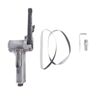 3/8Inch Air Belt Sander Air Angle Grinding Sanding Machine with Sanding Belts for Air Compressor San