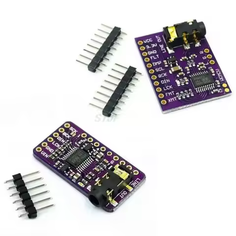 PCM5102 PCM5102A DAC Sound Card Board pHAT 3.5mm Stereo Jack 24 Bits Digital Audio Module for Raspbe