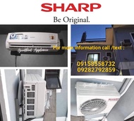 SHARP Split Type Inverter Aircon (1HP)