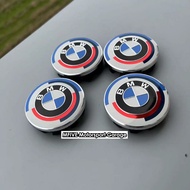 Bmw Wheel Cap Rim 68mm 50th Anniversary