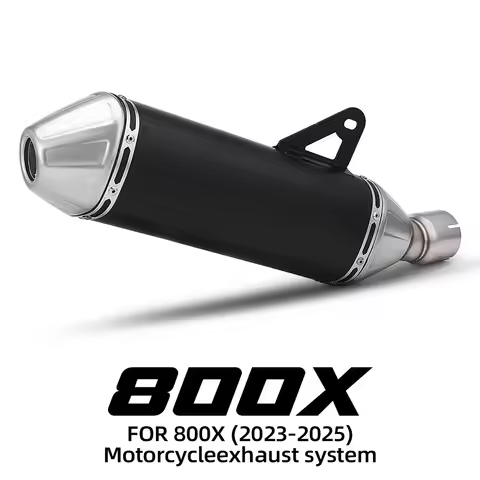 For 800X motorcycle exhaust system modified with stainless steel escape muffler with DB killer for K