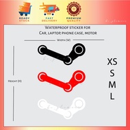 Steam logo Sticker reflective stiker gaming valve car motor superbike kereta bmx handphone waterproof laptop Vinyl Decal
