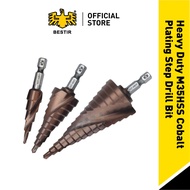BESTIR | Heavy Duty M35HSS Cobalt Plating Step Drill Bit (49853-49856)