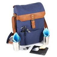 New Two-pack Outdoor Portable Insulated Fashion Ice Bag Cross-Border Wine Bag Canvas Wine Cooler Pic