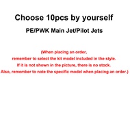 NIBBI ชุดคาร์บูเรเตอร์ FCR คาร์บูเรเตอร์พีดับเบิลยูเค M5เจ็ทหลัก6/10ชิ้นชุดหัวฉีด M6เจ็ตสเตอร์ PWK ช