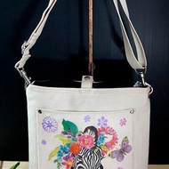 帆布側肩包 斜肩包