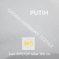 ( per setengah meter ) kain RIPSTOP lebar 150 cm ripstok ribstop ribstok bultop luster kotak polyest