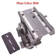 Plate Libec H60 - Quick Operation Base Libec H60 Camcorder Tripod