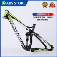 Frame Sepeda Fullsus Mtb Thrill Gunung Mosso 669XC-2 Alloy 26 Inch
