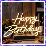 [TY] Birthday Party Led Sign Happy Birthday Led Light Happy Birthday Neon Sign Usb Powered Led Light