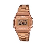 【天時鐘錶公司】CASIO 卡西歐 B640WC-5ADF 復古文青大數字電子錶-玫瑰金 手錶男錶女錶 台灣卡西歐保固