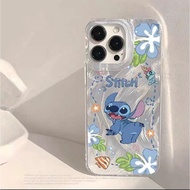 Disney Stitch Cute Cartoon Pattern Shell For Redmi K40 K70 12 12S 12R 12C 13R 13 10C X3 A3 A3X C61 A