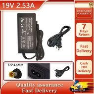 19V 2.53A 48W 6.5*4.4MM Adapter Charger สำหรับ Samsung UA32J40SWAJXXZ UA32J4003AR 32 นิ้ว TV Power C