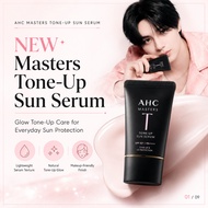 AHC Masters Tone Up Sun Serum SPF50+ PA++++ Lightweight Makeup Base Korean Sunscreen Natural Glow