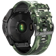 Bandkids 26mm Camo Watch Band for Garmin Fenix 5X /Fenix 6X /Fenix 7X/Tactix Delta/Fenix 3/3 HR,Soft
