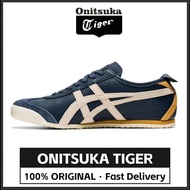 【100% Original 】Onitsuka Tiger MEXICO 66 Yellow Blue 1183B039-400 Low Top Unisex Sneakers