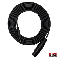 Handmade XLR Female to 3.5 TRS 3 Meters Condenser/Dynamic/Sound Card/Sound Card/Direct Dial Micropho