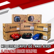 G-REN CNC BRAKE CALIPER FOR NMAX/AEROX / CLICK / MIO / SNIPER 150