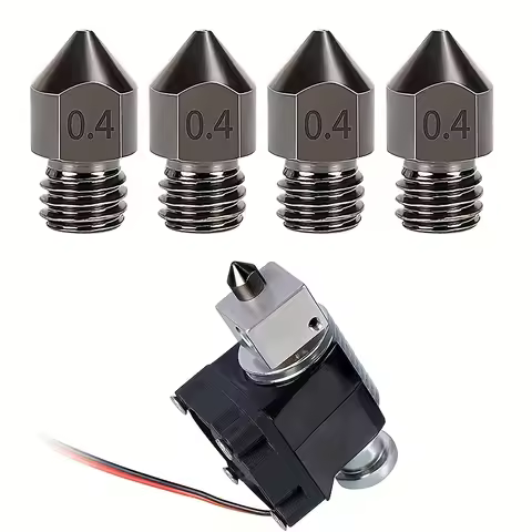 MK8 Super Hardened Steel Nozzle - 3D Printer Extruder Head for A8, A8Plus, Ender 3, CR10 - Corrosion