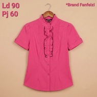 PRELOVED BLOUSE KEMEJA KOREA IMPORT SECOND [ Violetta Thrift ]