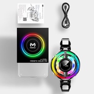 Quạt tản nhiệt điện thoại sò lạnh từ tính Memo CX15 Pro AI RGB Gaming thế hệ mới đóng băng bề mặt