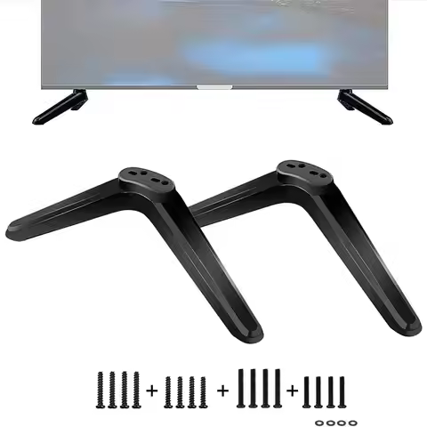 Universal TV Stand Base Table Top TV Legs for TCL RokuTelevisions with Screws 32-65 Inch TV Stand Mo