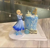 Elsa冰雪奇緣4歲生日蛋糕