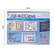 +Fufuli+T4232 A3 Acrylic Horizontal Bulletin Board Advertising Display Stand DM Catalog
