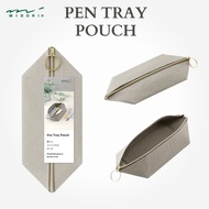 MIDORI Pen Tray Pouch Gray 41840006, Japan Diary/ Journal Stationery