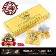 TWG Tea | Midnight Hour Tea, Decaf Black Tea Blend in 15 Hand Sewn Cotton Tea Bags in 37.5g