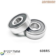 ANEMONE Bearing 608 2RS Deep Groove 608RS Bearing Steel