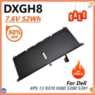 DXGH8 Laptop Battery for Dell XPS 13 9370 2018 XPS 9380 (P82G002) 13-9370-D1605G D1705G D1805G D1905