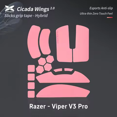 X-Raypad Cicada Wings V2 Slicks Grip For Razer Viper V3 PRO xraypad Razer viper v3 pro grip tape Non