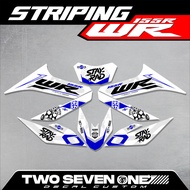 Yamaha WR 155 Striping - List of WR 155 - 01 sticker variations