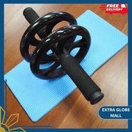AB ROLLER ABS ROLLER AB WHEEL DOUBLE WHEEL ROLLER GYM FITNESS EQUIPMENT YY 