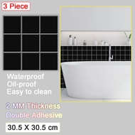 Wostick New Deign 3D Wallpaper Peel and Stick Backsplash Tile Stickers 3 Sheets White Color