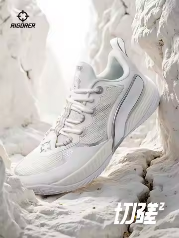 [NO BOX] RIGORER AR Battle 2 Low-Top Basketball Shoes - Austin Reaves Racetrack Design Non-Slip Rubb