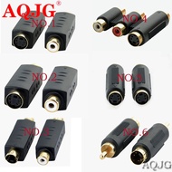 1pcs 4pin S-Video Female to Male RCA AV Plug Cable Male to Female Adap