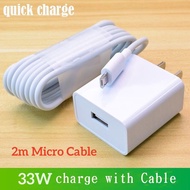 Fast Charger 33W For Micro/V8 Type-C VIVO Y11/Y12/Y12i/Y12A/Y15/Y15A/Y15S/Y17/Y71/Y67/Y66/Y81/Y83/Y8