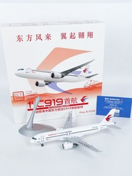 1: 200 Oriental Airlines C919 First Airliner Aircraft B-919A Aircraft Model Alloy Simulation Finishe